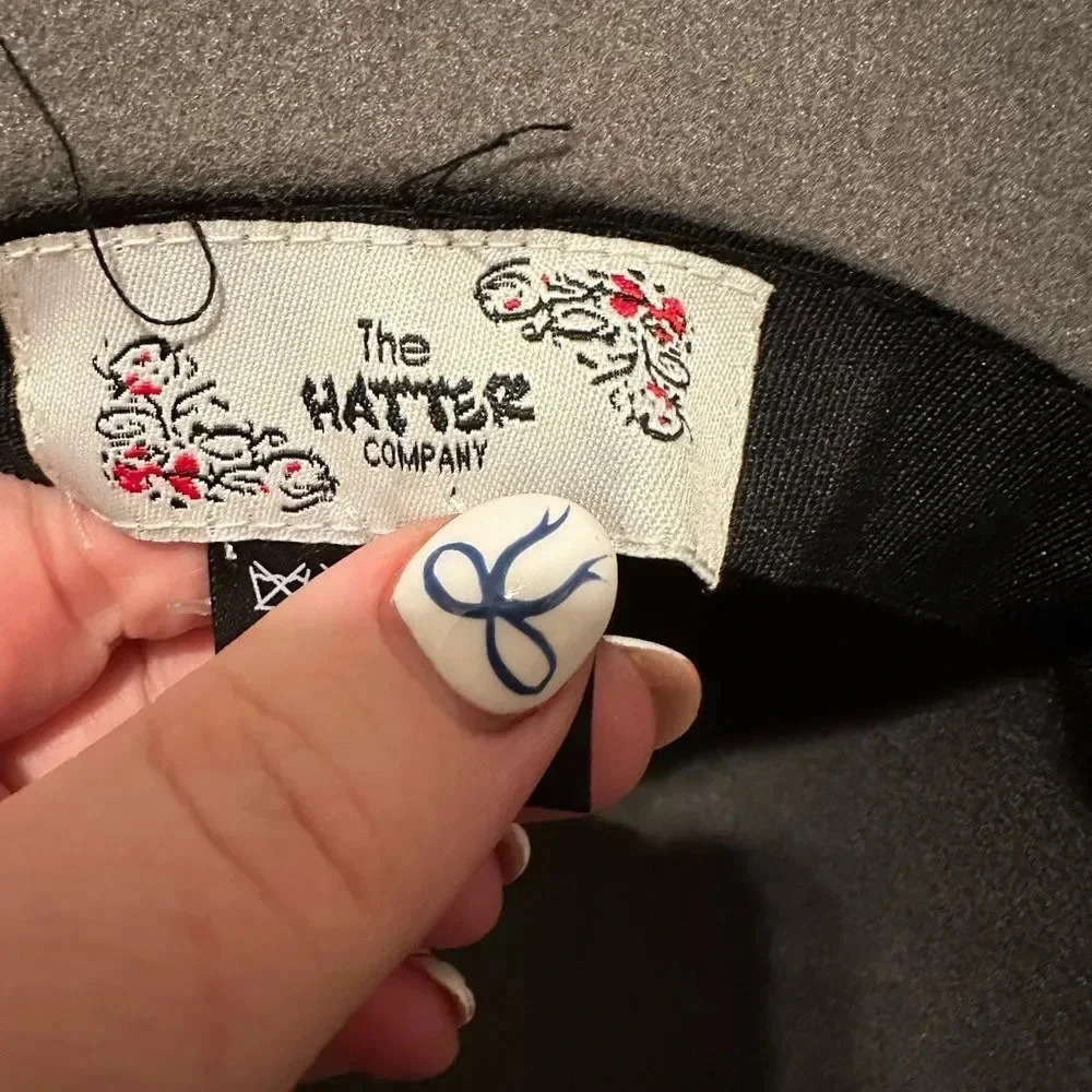 The Hatter Company Grey Felt Wide Brim Hat - Picture 3 of 5